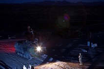 U.S. 1st Marine Division, Alpha Company, 3D Amphibious Assault Battalion conducts their Amphibious Assault Vehicle qualifications tables 1-9 for the first time at Yuma Proving Grounds, Ariz., on Nov. 6, 2015.  Alpha Company is conducting this training in preparation for future deployments. (U.S. Marine Corps photo taken by LCpl. AaronJames B. Vinculado/Released)