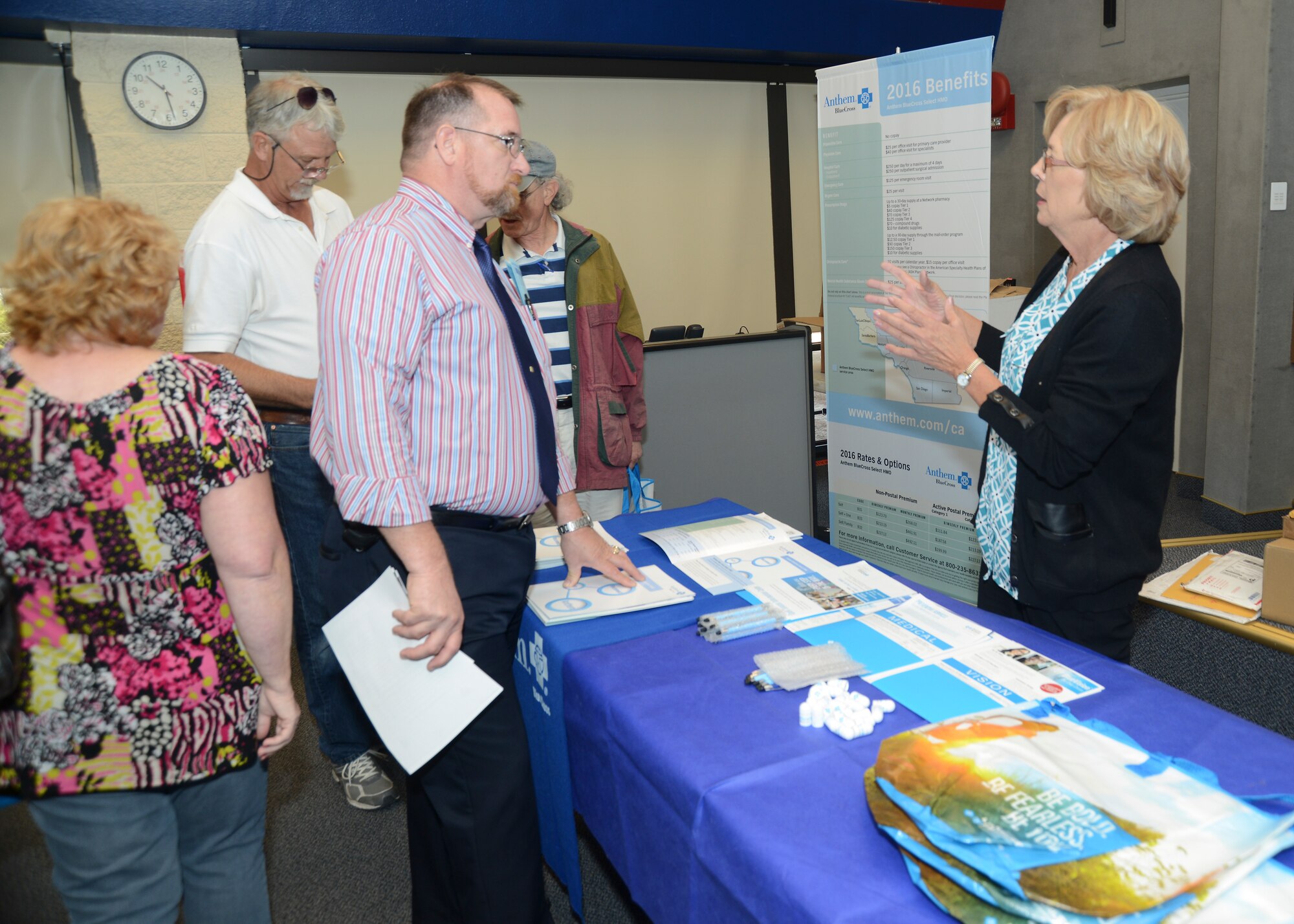 NASA Armstrong Flight Research Center at Edwards AFB held a federal benefits fair Nov. 5. Open season to sign up for federal health benefits, or to add or change plans, runs from Nov. 9 through Dec. 14, 2015. (U.S. Air Force photo by Kenji Thuloweit)