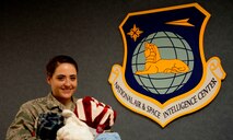 Senior Airman Rochelle Hansen, National Air and Space Intelligence Center accounts management technician, is on a mission to help three area Combined Federal Campaign organizations. She is collecting blankets for the St. Vincent De Paul Shelter, the Artemis Foundation and the Young Women’s Christian Association of Dayton. Hansen is assigned to NASIC located on Wright-Patterson Air Force Base, Ohio. (U.S. Air Force photo by Master Sgt. Tammie Moore)