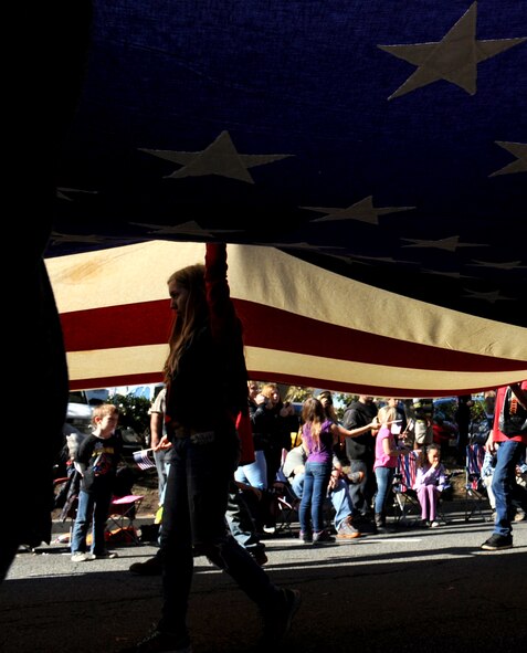 Yuba/Sutter Veterans Day Parade in Marysville, California, Nov. 11, 2015. Veterans Day is celebrated throughout the U.S. to honor those who have served and are serving in the Armed Forces. (U.S. Air Force photo by Staff Sgt. Robert M. Trujillo)