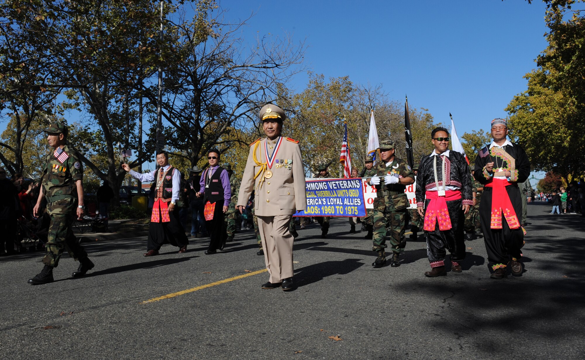 Yuba/Sutter Veterans Day Parade in Marysville, California, Nov. 11, 2015. Veterans Day is celebrated throughout the U.S. to honor those who have served and are serving in the Armed Forces. (U.S. Air Force photo by Staff Sgt. Robert M. Trujillo/Released)