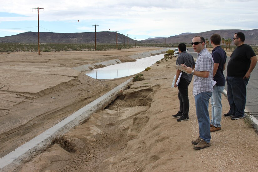 Corps sends team to Fort Irwin to assess recent storm damage > Los