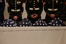 United States Marines and members of the Armed Forces gathered Nov. 15 to honor the service members and FBI agents who have died since the terrorist attacks of Sept. 11, 2001, at St. John Fisher Parish, Chicago, Ill. The memorial was organized by members of the McCarthy Group, named after Marine Medal of Honor Recipient Lt. Col. Joseph J. McCarthy, and whose sole mission is to honor those men and women who have died in service to the nation. (U.S. Marine Corps Official Photo by Capt. James F. Stenger/released)