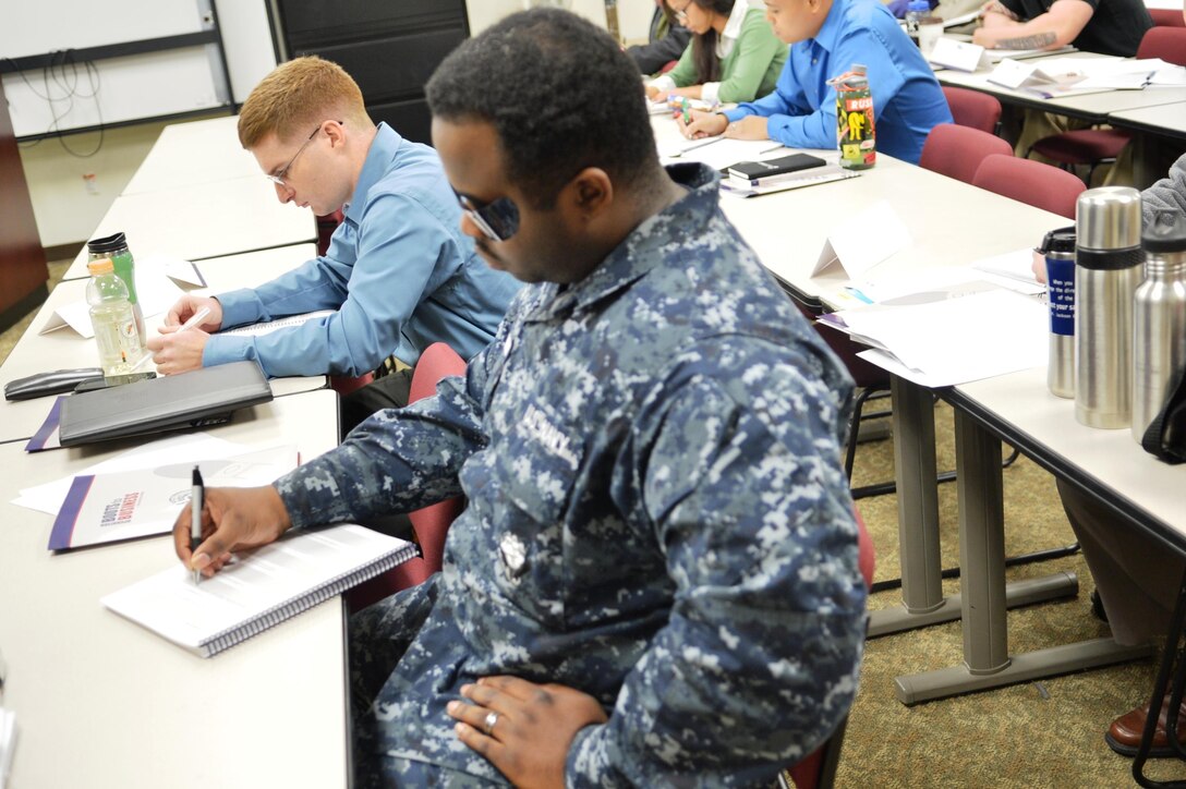 Marine Corps Base Quantico annually hosts "Boots to Business" workshops conducted by the U.S. Small Business Administration to assist military members with running a business when they transition into civilian life.