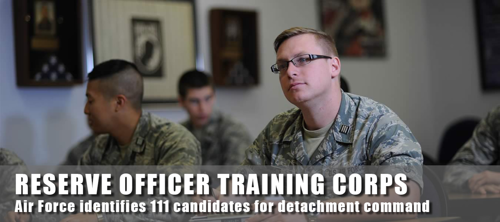 The Air Force identified 111 lieutenant colonels and lieutenant colonel-selects as candidates for Air Force Reserve Officer Training Corps detachment command. (U.S. Air Force Reserve Officer Training Corps photo).