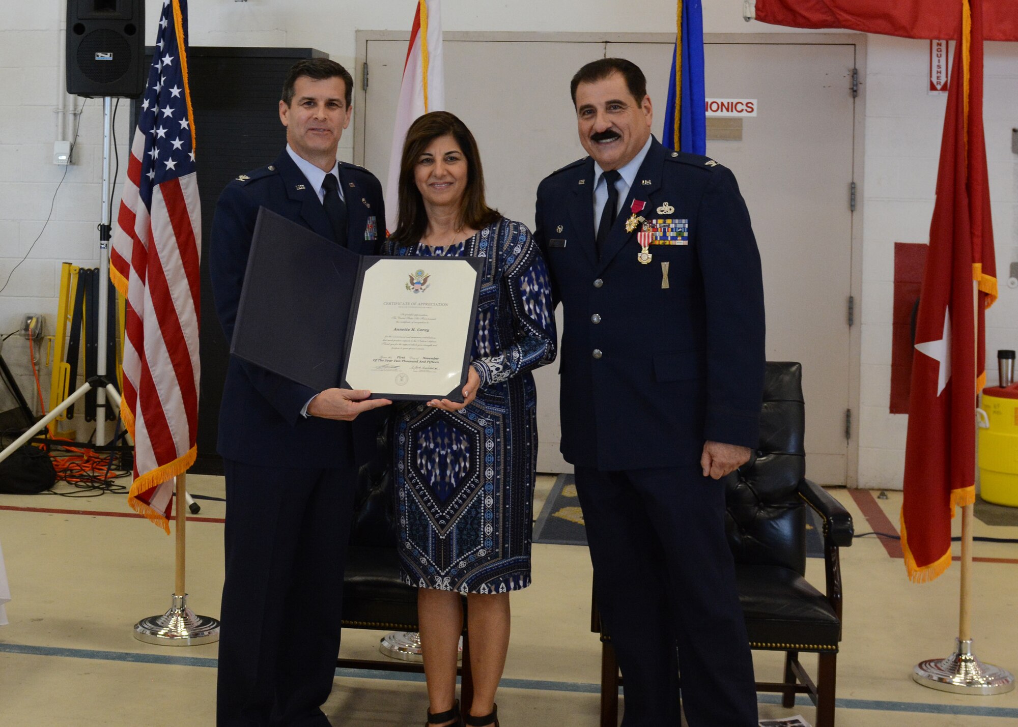 Colonel Ron Corey retired from the Florida Air National Guard after 39 years of service on November 15, 2015.  