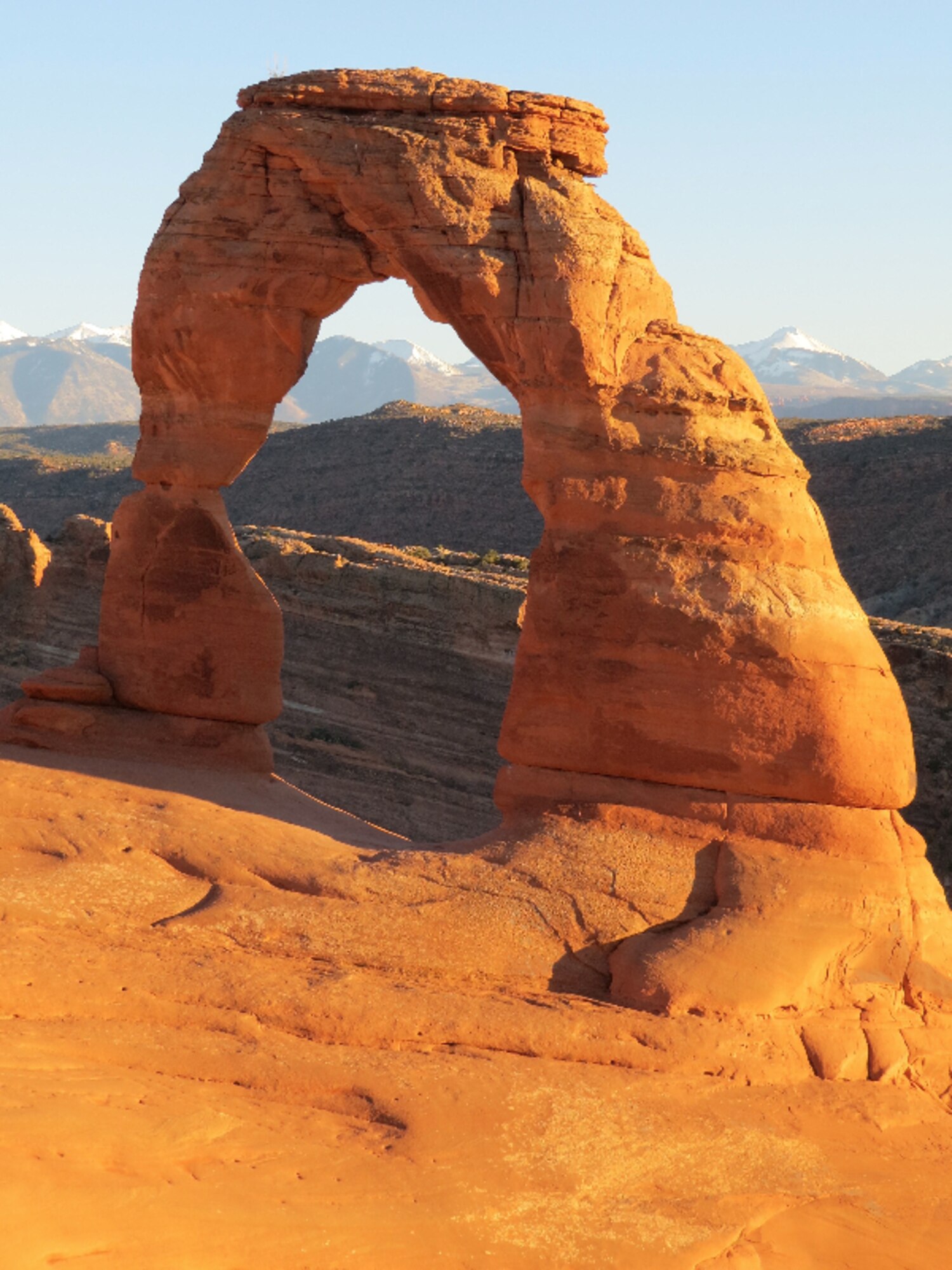 Delicate Arch at is shown Nov. 2 at Arches National Park in Utah. Tourists from around the world come to see the 65-foot-tall arch every year. (U.S. Air Force photo by Senior Airman Grace Lee) 