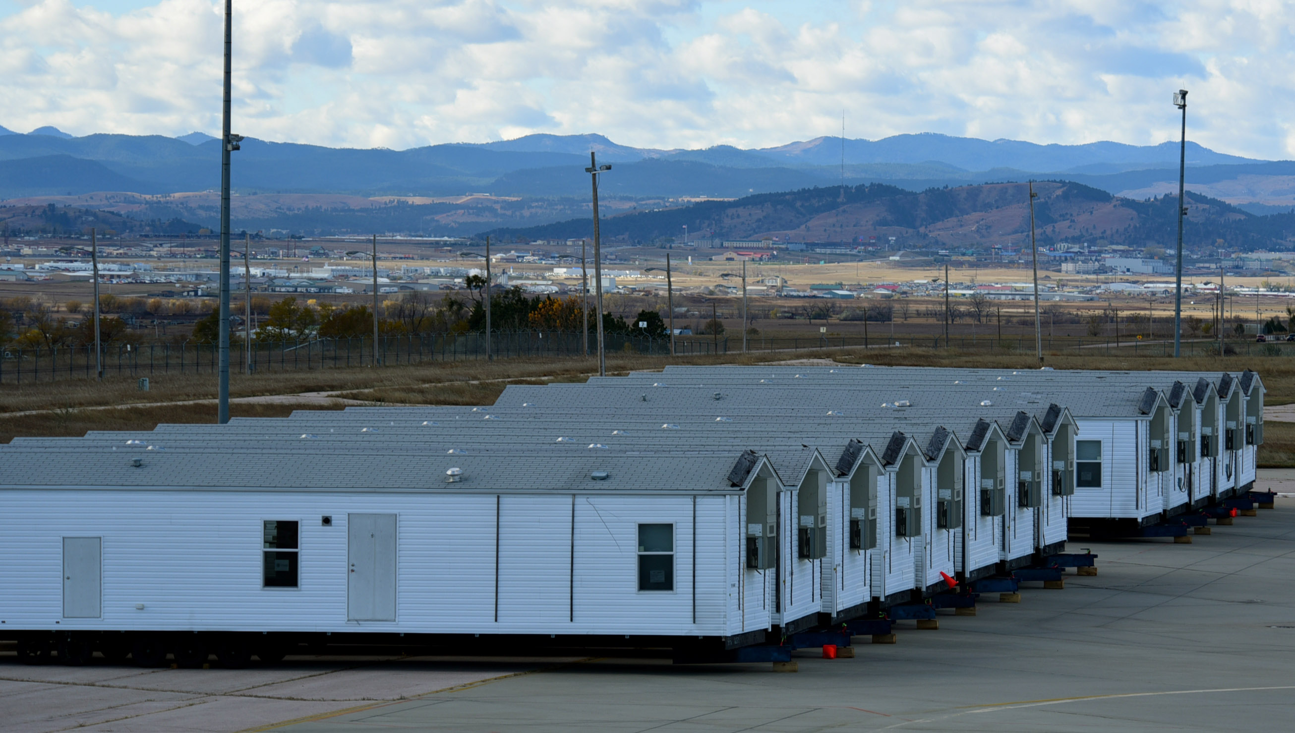 FEMA provides manufactured homes for Pine Ridge Indian Reservation