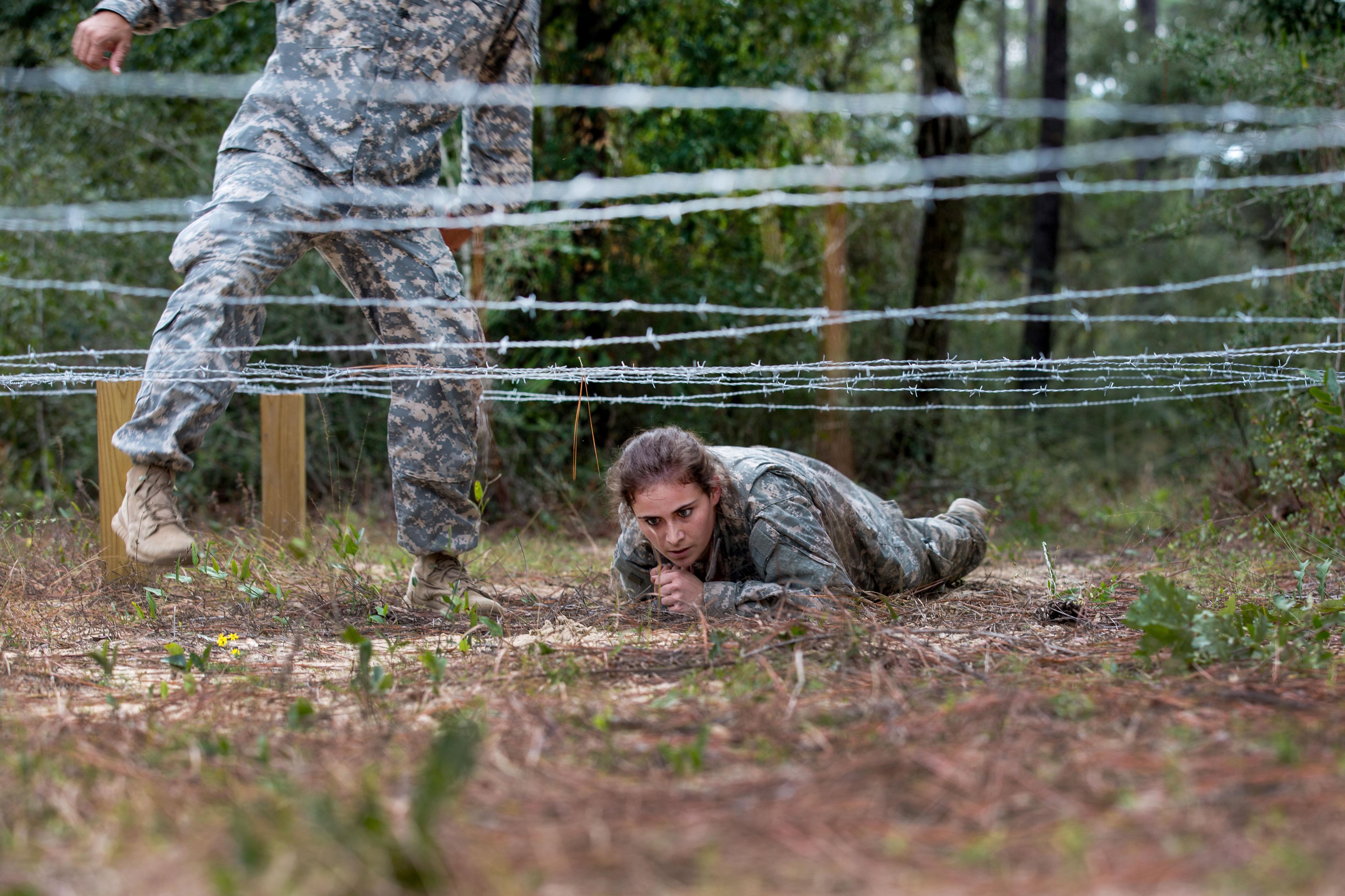 Barbed wire crawl best sale