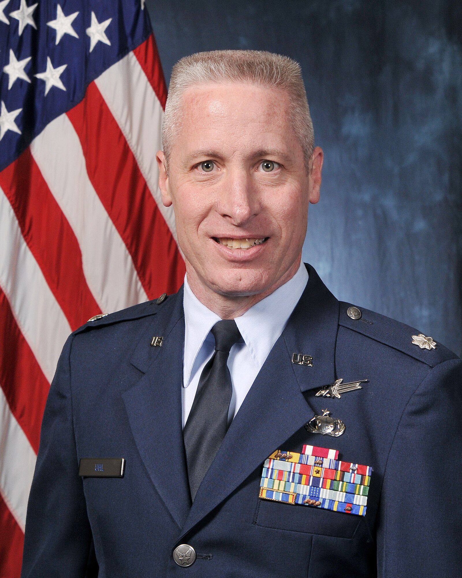 Lt. Col. L. William Uhl (U.S. Air Force photo/Bill Evans) 