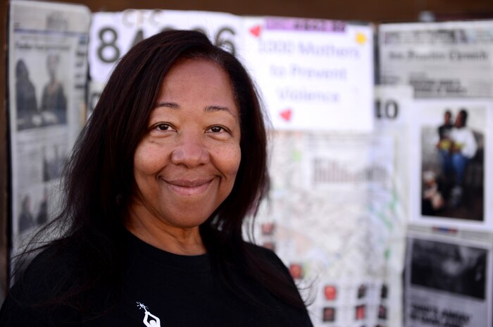 Ms. Lorrain Taylor, Combined Federal Campaign representative. (U.S. Air Force photo by Senior Airman Bobby Cummings)