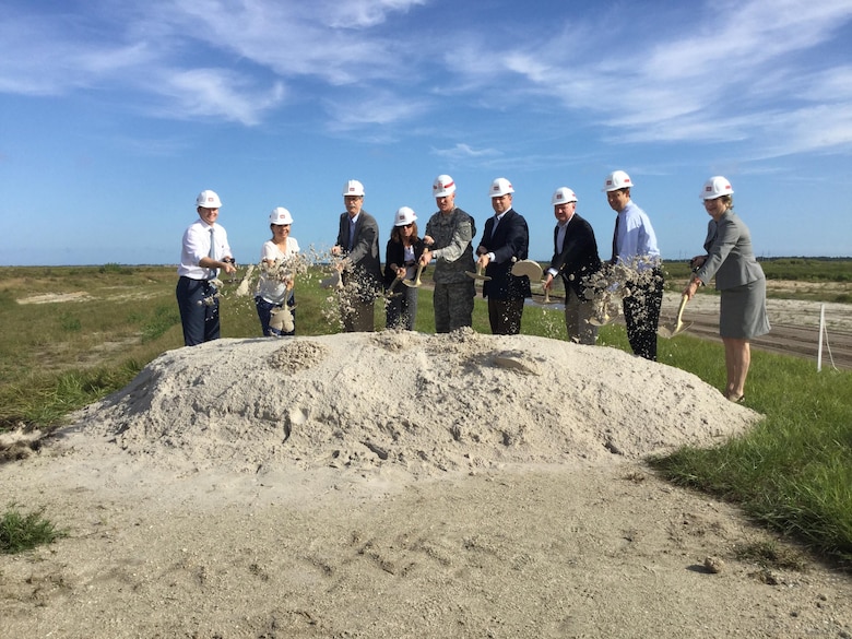Federal, state and local officials break ground to celebrate the start of a major construction contract for the reservoir component of the C-44 Reservoir and Stormwater Treatment Area project located near Indiantown, Fla. The C-44 Reservoir is a critical project to restore America’s Everglades. 