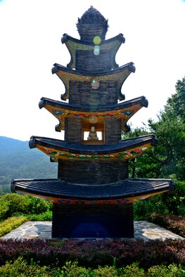 Waujeongsa Buddhist Temple, more commonly known as Wawoojeong Temple, is the youngest temple in South Korea, located about a 10 minute drive from Yongin and approximately two hours west of Osan AB. The temple is home to the world’s largest Wabul, reclining Buddha, at 10 feet high and 32 feet long and has more than 3,000 other Buddha statues. The area offers vibrant scenery and architecture along with peaceful trails and lush surroundings. (U.S. Air Force photo/Senior Airman Kristin High)