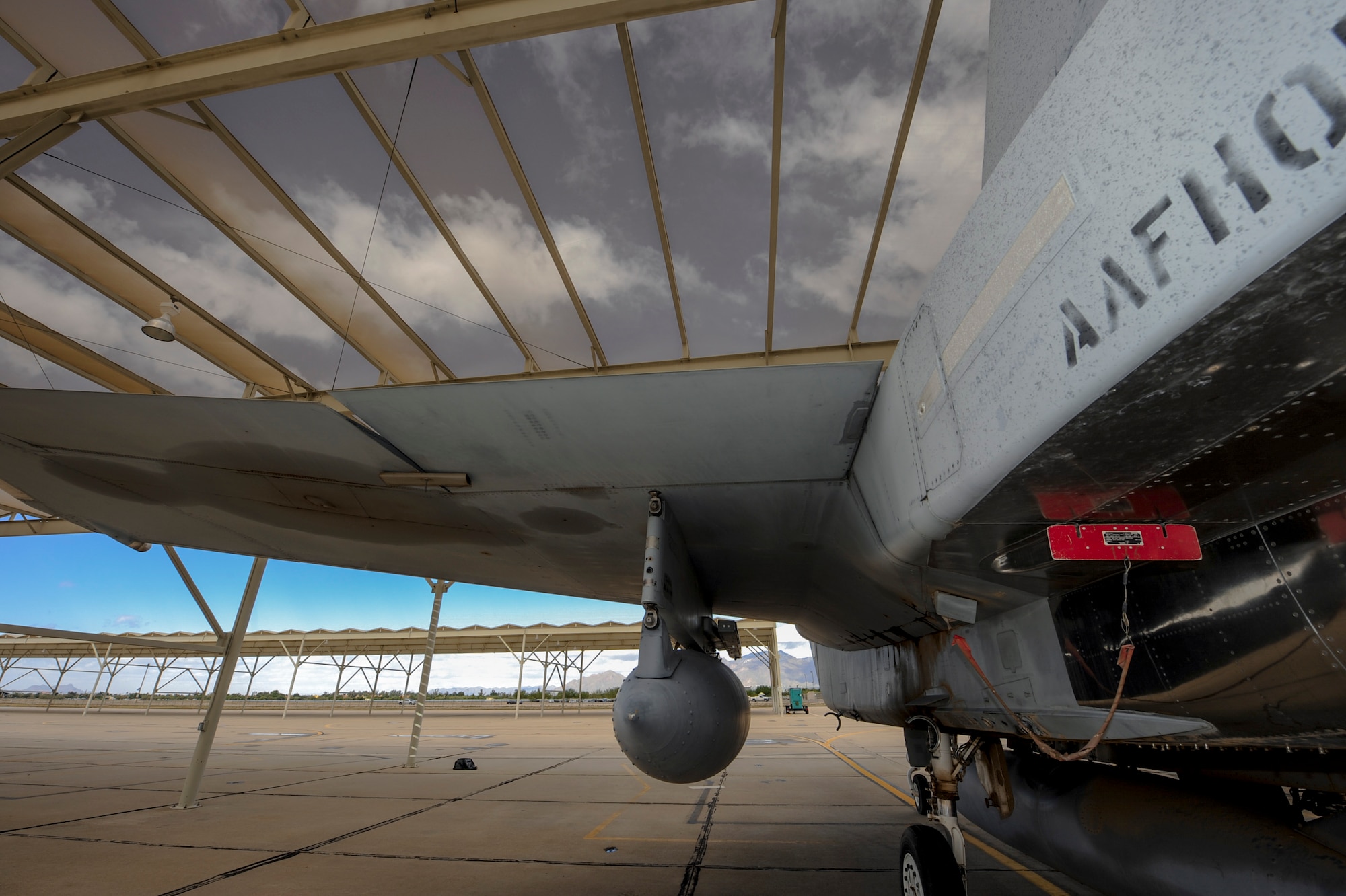 A U.S. Air Force F-15A Eagle awaits disassembly on the flightline at Davis-Monthan Air Force Base, Ariz., Nov. 16, 2015. The National Museum of the U.S. Air Force transferred the F-15A from the 309th Aerospace Maintenance and Regeneration Group to the Western Air Defense Sector at Joint Base Lewis-McChord, Wash., for use as a static display. As part of their North American Aerospace Defense Command mission, the WADS has tactical oversight of seven air defense alert fighter units, three of which fly the F-15 Eagle. (U.S. Air Force photo by Airman Basic Nathan H. Barbour/Released) 