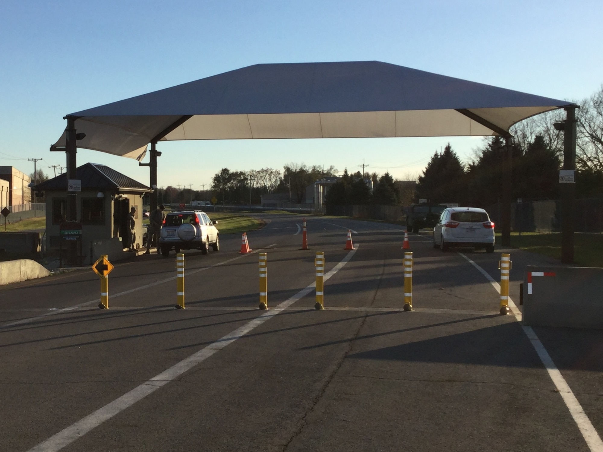 Starting Nov. 29, Wright-Patterson Air Force Base's Gate 1A will be open 6 a.m. to 10 p.m. daily. (U.S. Air Force photo / Gina Marie Giardina)