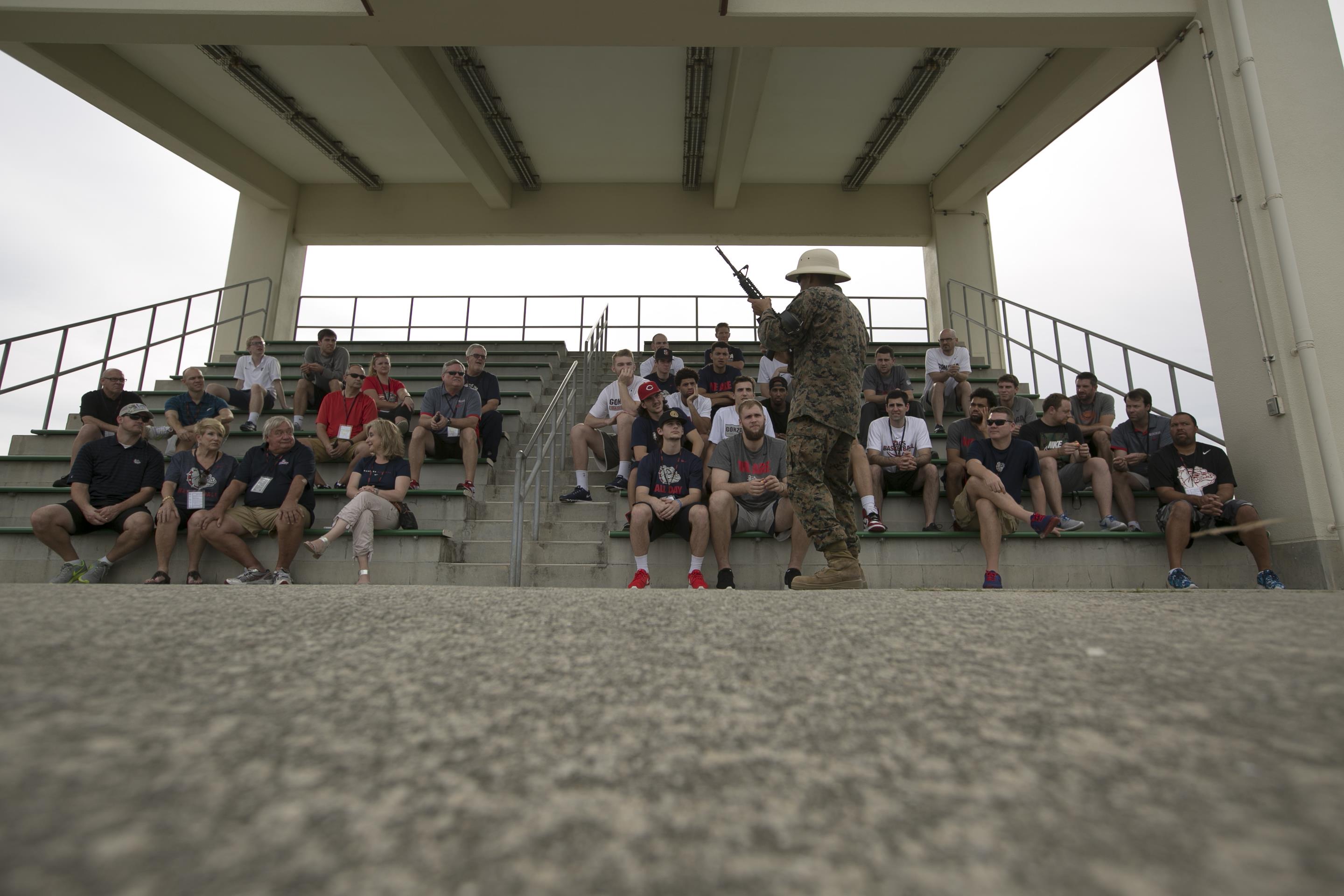 Gonzaga And Pitt Visit Camp Butler