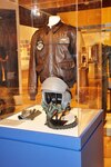 The flying jacket and helmet used by Maj. Gen. John Fenimore, a commander of the 109th Airlift Wing, which flies missions to Antarctica, and later the adjutant general of New York from1995 to 2001, is among the exhibits in "Ever Upward: The History of the New York Air National Guard" show which opened at the New York State Military Museum in Saratoga Springs on Nov. 20. 