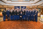 OSAN AIR BASE, South Korea (Nov. 20, 2015) - Missile Defense Advocacy Alliance president, Riki Ellison poses with winners of the Peninsula Missile Defender of the Year competition at the Dragon Hill Lodge in Seoul. The MDOY competition recognized top Republic of Korea and U.S. service members that deploy a missile defense system.  