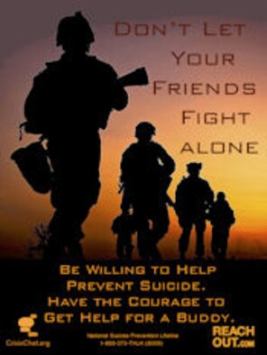 While the statistics show that the suicide rate is actually the lowest in December, suicide remains a major public health problem, one that occurs throughout the year, and is the 10th leading cause of death for all Americans. The Department of Defense offers a variety of resources to educate and provide assistance to personnel who need it. (Courtesy poster) 