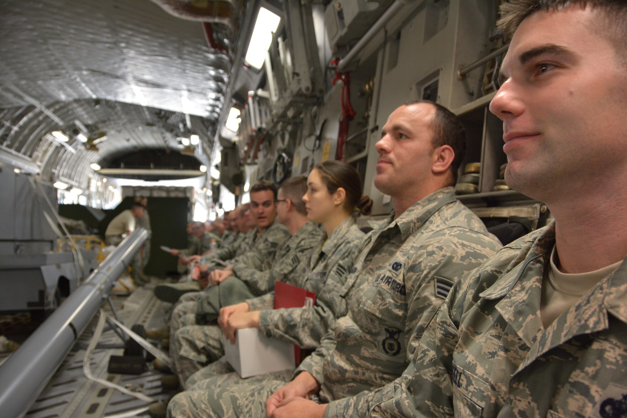 Reservists with the 507th Air Refueling Wing prepare to deploy as part of an exercise during the November unit training assembly at Tinker Air Force Base, Okla. Airmen are all on-call around the clock, and must be prepared to mobilize and deploy at a moment’s notice. (U.S. Air Force photo/Tech. Sgt. Charles Taylor)