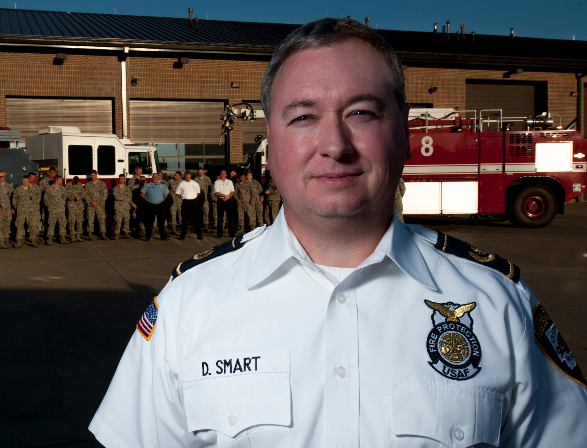 Little Rock Air Force Base Fire Department Fire Chief Don Smart is responsible for the welfare of the Fire Dept. which was recently awarded accreditation to better support local communities. (U.S. Air Force photo by Senior Airman Scott Poe) 