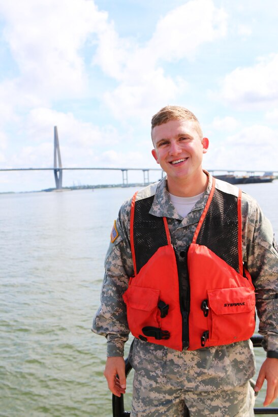 Cadet Lucas Garrett was one of two student interns with the Charleston District this fall. They went to various Charleston District projects as part of our STEM program, which looks to increase interest in STEM subjects and careers in America's youth.