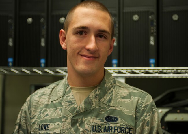 “Usually for Thanksgiving, my family would eat turkey for dinner and we would spend time together watching football.” – Senior Airman Maury Lowe, 99th Communications Squadron client systems technician (U.S. Air Force photo by Airman 1st Class Jake Carter)