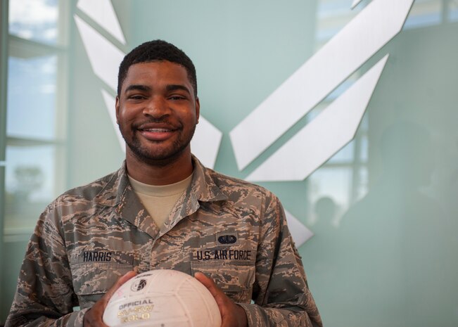“I plan on spending Thanksgiving with my fellow Airmen and Friends Airman 1st Class Stanley and Airman 1st Class Cummings.” – Airman 1st Class Tyler Harris, 99th Force Support Squadron fitness center journeyman (U.S. Air Force photo by Airman 1st Class Jake Carter)