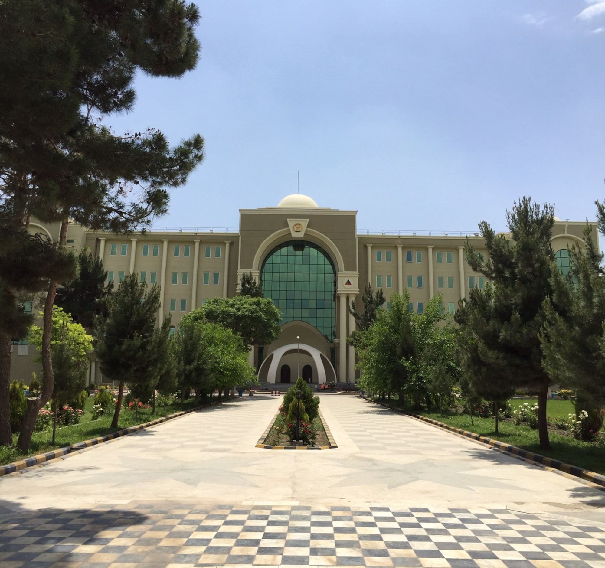 Located in Kabul, the 525,000 square-foot Ministry of Defense facility, hailed as a “mini-Pentagon,” provides a centralized location for the executive level of the Afghan National Army. (Courtesy photo)