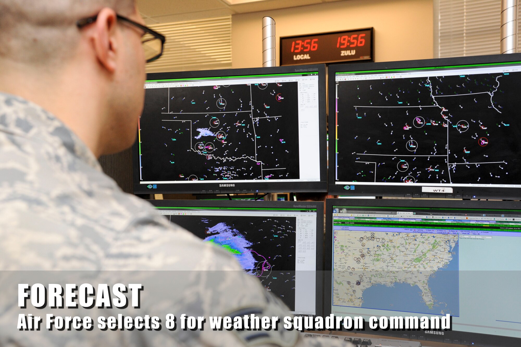 AF selects eight for weather squadron command.