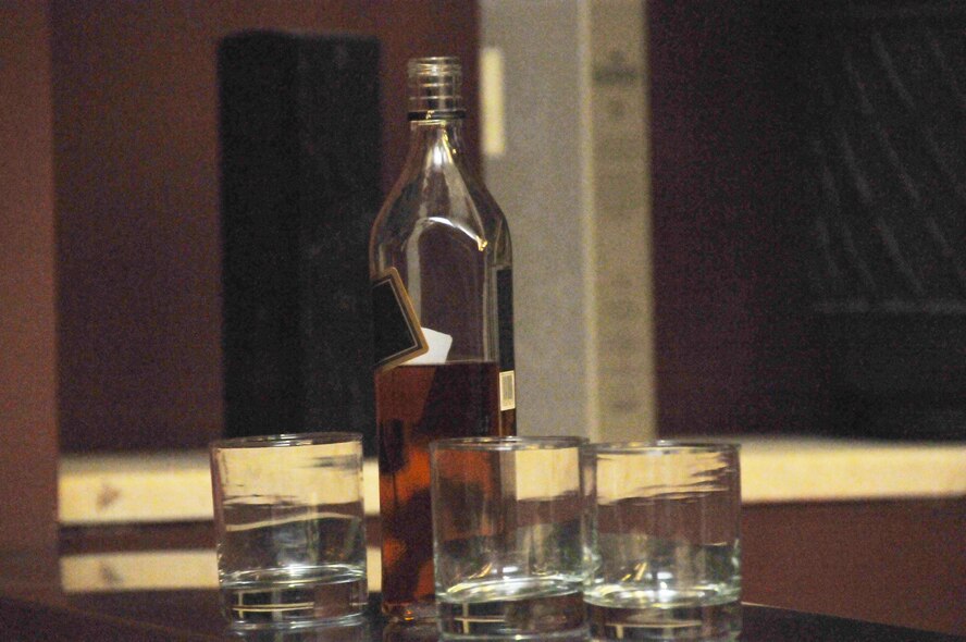 Even a small amount of alcohol has an effect on your body. It takes two hours for your body to metabolize one drink. (U.S. Air Force photo by Tech. Sgt. Terrica Y. Jones/Released) 