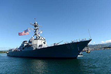 USS Preble returns to Hawaii following independent deployment