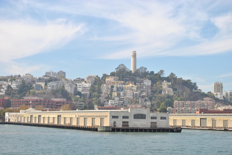 The shoreline of San Francisco could be affected by predicted rises in sea levels in the coming decades.  