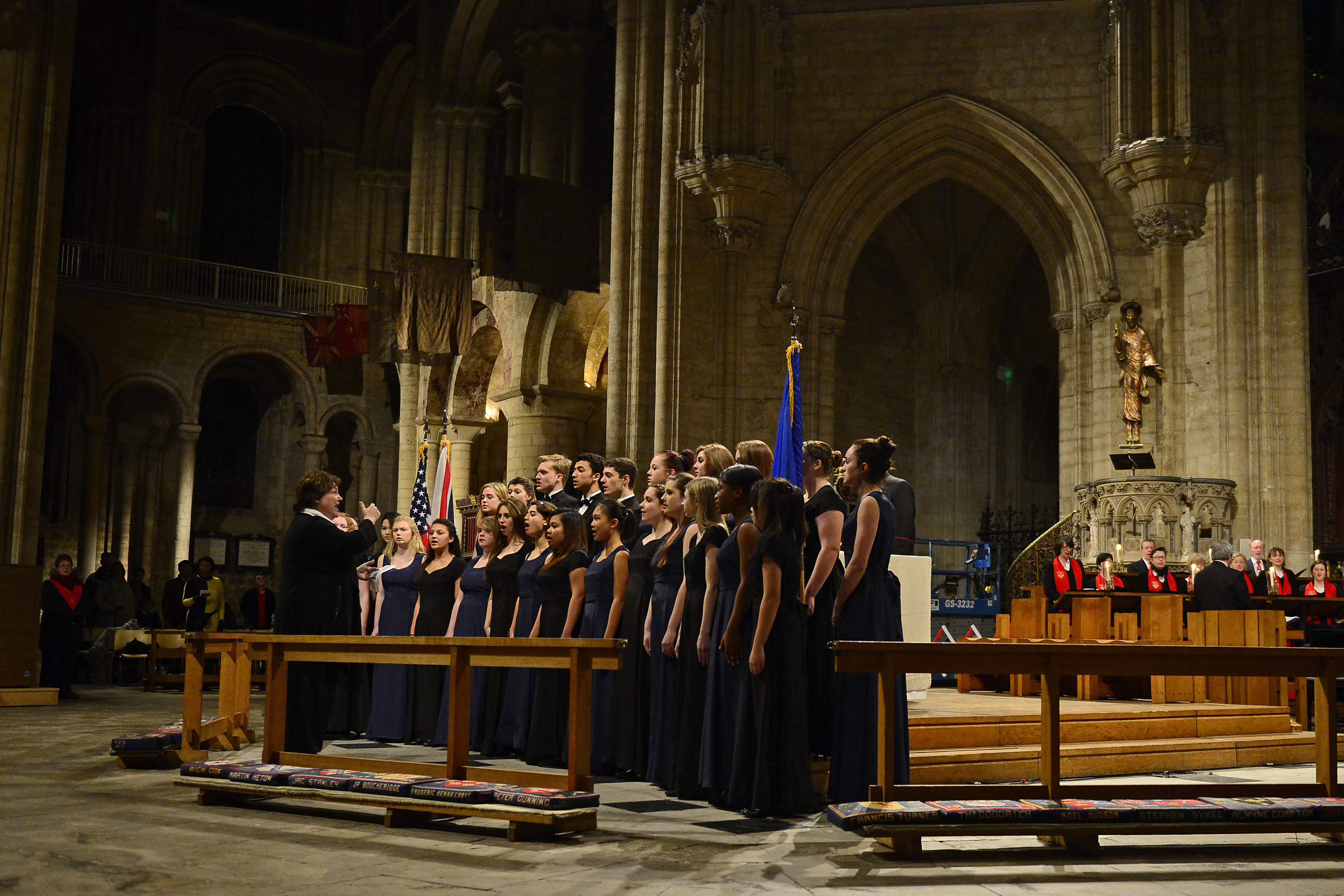 Airmen celebrate Thanksgiving Eve at Ely Cathedral