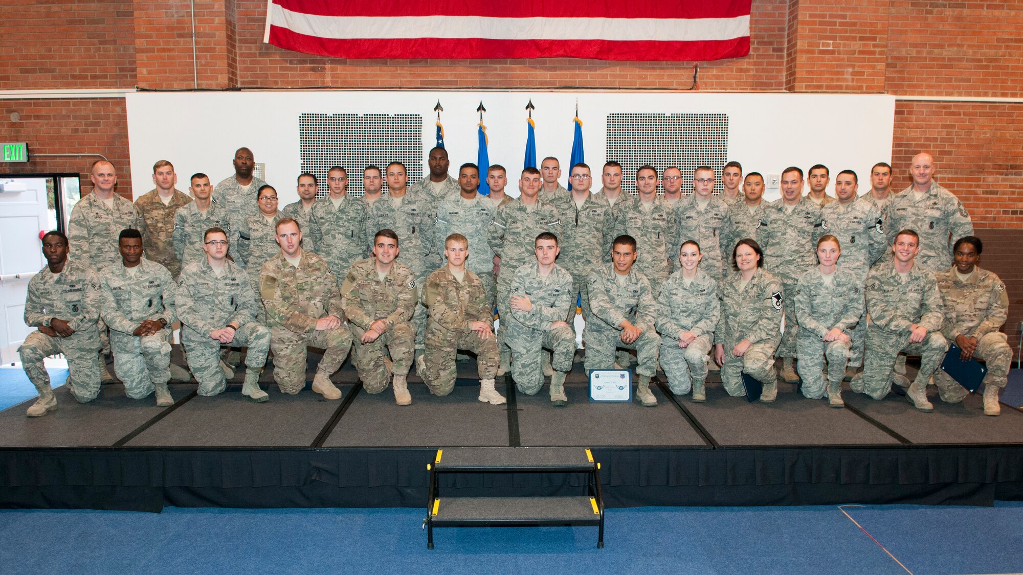 F.E. Warren Air Force Base, Wyo., September Enlisted Promotion Ceremony. (U.S. Air Force photo by Airman 1st Class Malcolm Mayfield)