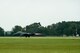 An F-15E Strike Eagle from the 335th Fighter Squadron takes-off, Oct. 1, 2015, at Seymour Johnson Air Force Base, North Carolina. The jets were being repositioned due to the threat of severe weather caused by Hurricane Joaquin. (U.S. Air Force photo/Airman Shawna L. Keyes)
