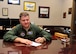 Col. David Shoemaker, 56th Fighter Wing vice commander, signs the Combined Federal Campaign pledge form Sept. 21 at the Luke Air Force Base wing headquarters building. CFC funds go toward many organizations including the Air Force Aid Society, Boys and Girls Club and more. (U.S. Air Force photo by Senior Airman Grace Lee)