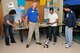 Those attending the AEDC STEM Center Open House had the chance to learn about the different equipment used as part of STEM’s robotics programs, which help students to develop analytical and problem solving skills. Local competitions are also held each year giving the students the chance to put their programming knowledge to the test.  Pictured left to right are Carole Thomas, Jere Matty, Jack Ly and Stefan Lindorfer operating the robots. (Photos by Jacqueline Cowan) 