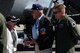 U.S. Air Force Col. Thomas D. Torkelson, right, 100th Air Refueling Wing commander, speaks with World War ll veteran Robert “Bob” Wolff and his wife, Nancy, while touring a KC-135 Stratotanker static display Sept. 24, 2015, at Louis Armstrong New Orleans International Airport in New Orleans, La. Bob worked as a pilot on the B-17 Flying Fortress while stationed at Thorpe Abbots during World War ll. (U.S. Air Force photo by Senior Airman Victoria H. Taylor/Released)