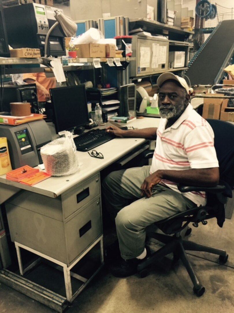 Pearl Pearson, Jr., a packer assigned to the Preservation, Packaging, Packing and Marking Branch at Defense Logistics Agency Distribution Oklahoma City, Okla., has been selected to receive the Outstanding DoD Employee with a Disability Award for 2015. 