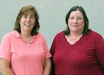 Jodi Marshall, management services specialist, and Linda Cover, supervisory supply technician, at Defense Logistics Agency Distribution Susquehanna, Pa., have won the Commander’s Mission Impact award for third quarter, fiscal year 2015 for their work in establishing a computer lab at the Eastern Distribution Center.