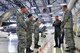 Reserve Airmen from the 419th Fighter Wing, Hill Air Force Base, give Maj. Gen. Derek Rydholm an overview of their F-35 operations. This included training for pilots and maintainers, construction projects for the new aircraft, and the Total Force partnership between the Reserve 419th FW and active-duty 388th FW.
