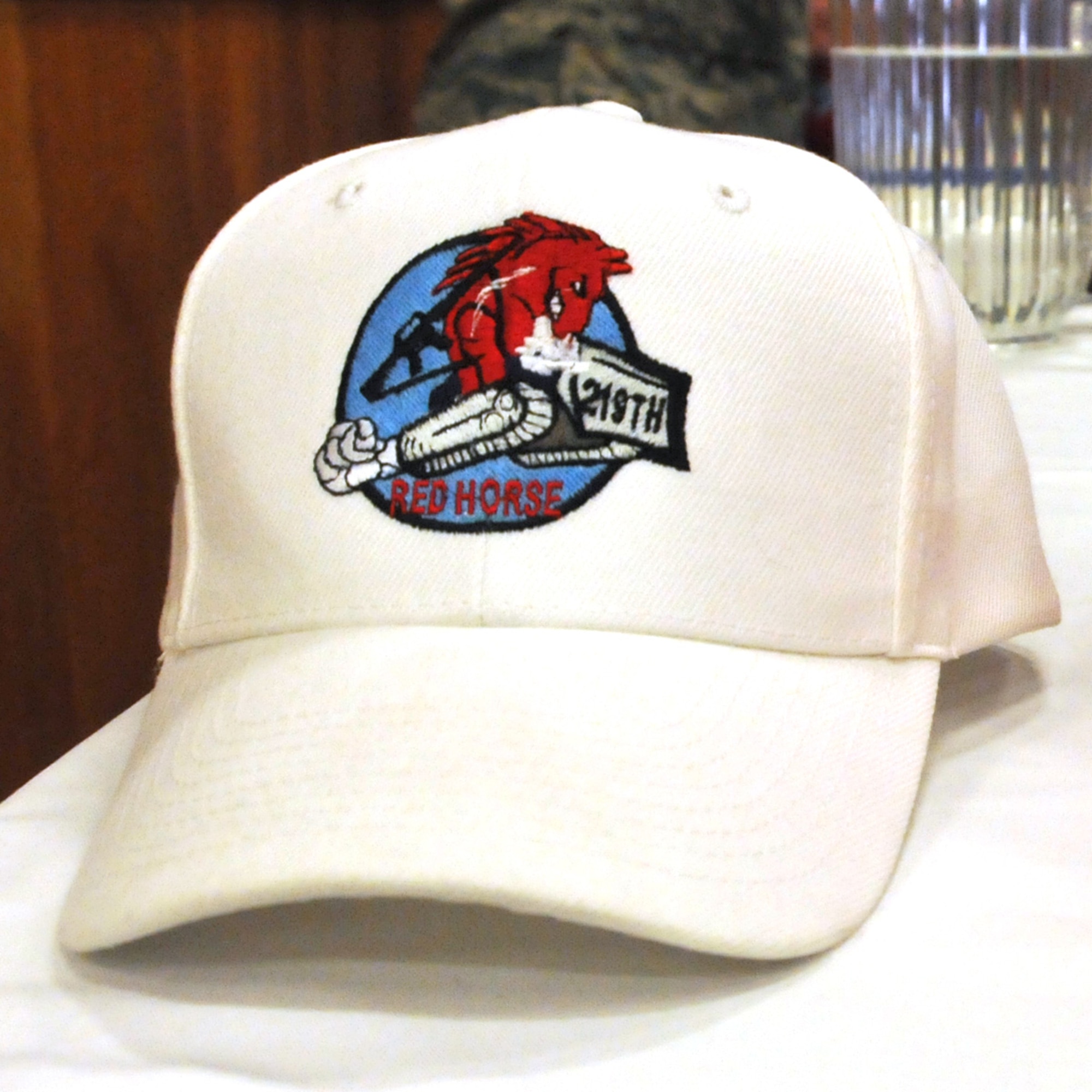 Members of the 219th RED HORSE Squadron look forward to retirement and the long standing tradition of being inducted into an exclusive fraternity, the Order of the White Hat.  (U.S. Air National Guard photo/1st Lt. Robin Allen)
