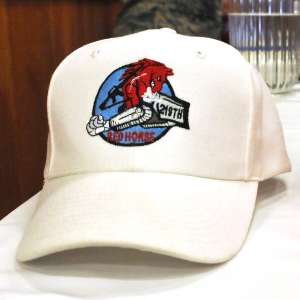 Members of the 219th RED HORSE Squadron look forward to retirement and the long standing tradition of being inducted into an exclusive fraternity, the Order of the White Hat.  (U.S. Air National Guard photo/1st Lt. Robin Allen)
