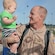 Maj. Chase Crosby, 18th Air Refueling Squadron pilot, greets his son after returning from a deployment to Southwest Asia, Oct. 4, 2014, at McConnell Air Force Base, Kan. Crosby returned along with 19 other members of the 931st Air Refueling Group.(U.S. Air Force photo by Tech. Sgt. Abigail Klein)