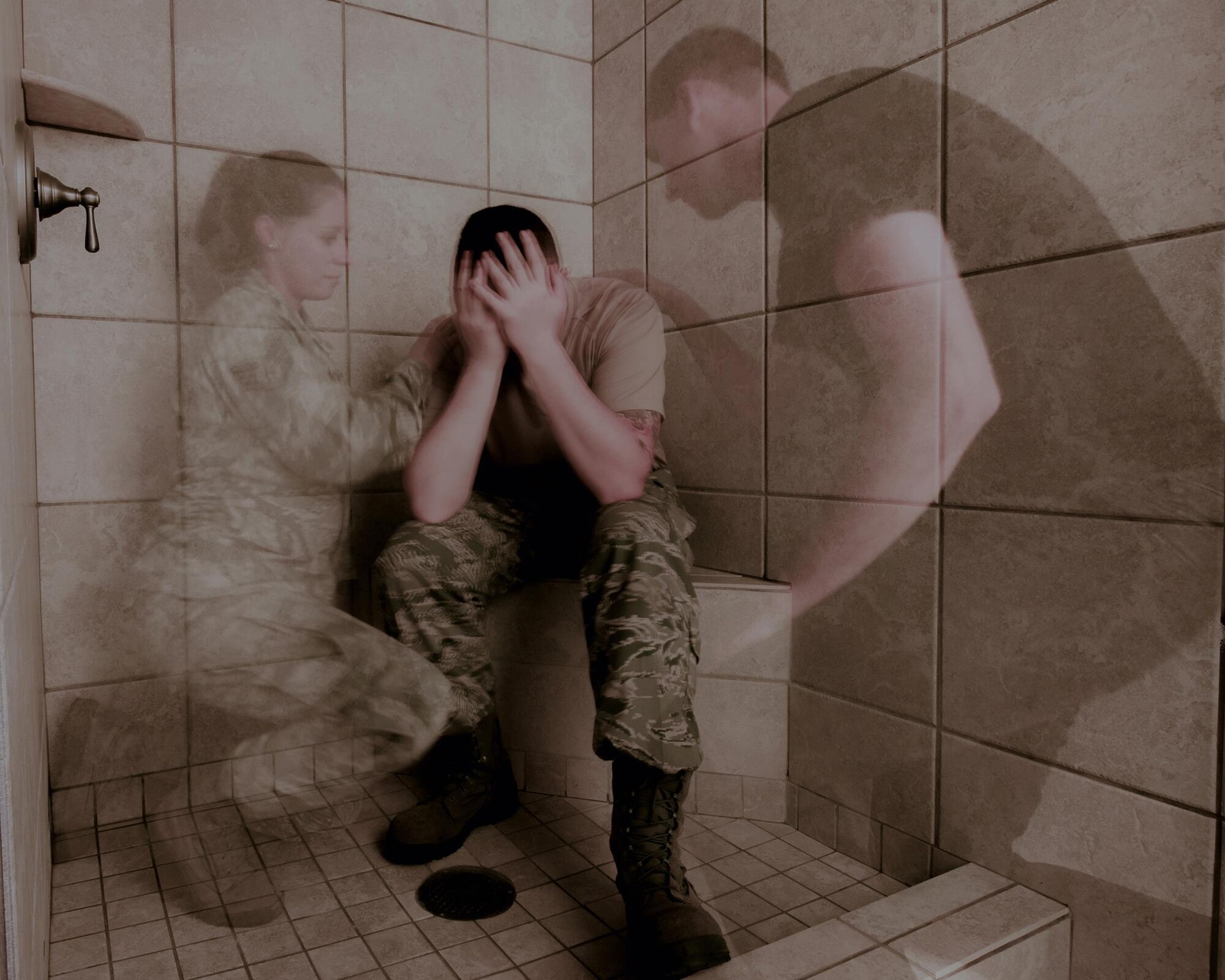Divorce, financial problems, recent loss of a family member or friend and duty problems, such as an article 15, are reasons why someone may contemplate if not act on suicide. Recognize when someone’s behavior has changed and ask the question "Have you been considering suicide?" If the answer is "yes", know and take the appropriate actions to help before it's too late. (U.S. Air Force photo illustration by Staff Sgt. Brandy L. Grace)