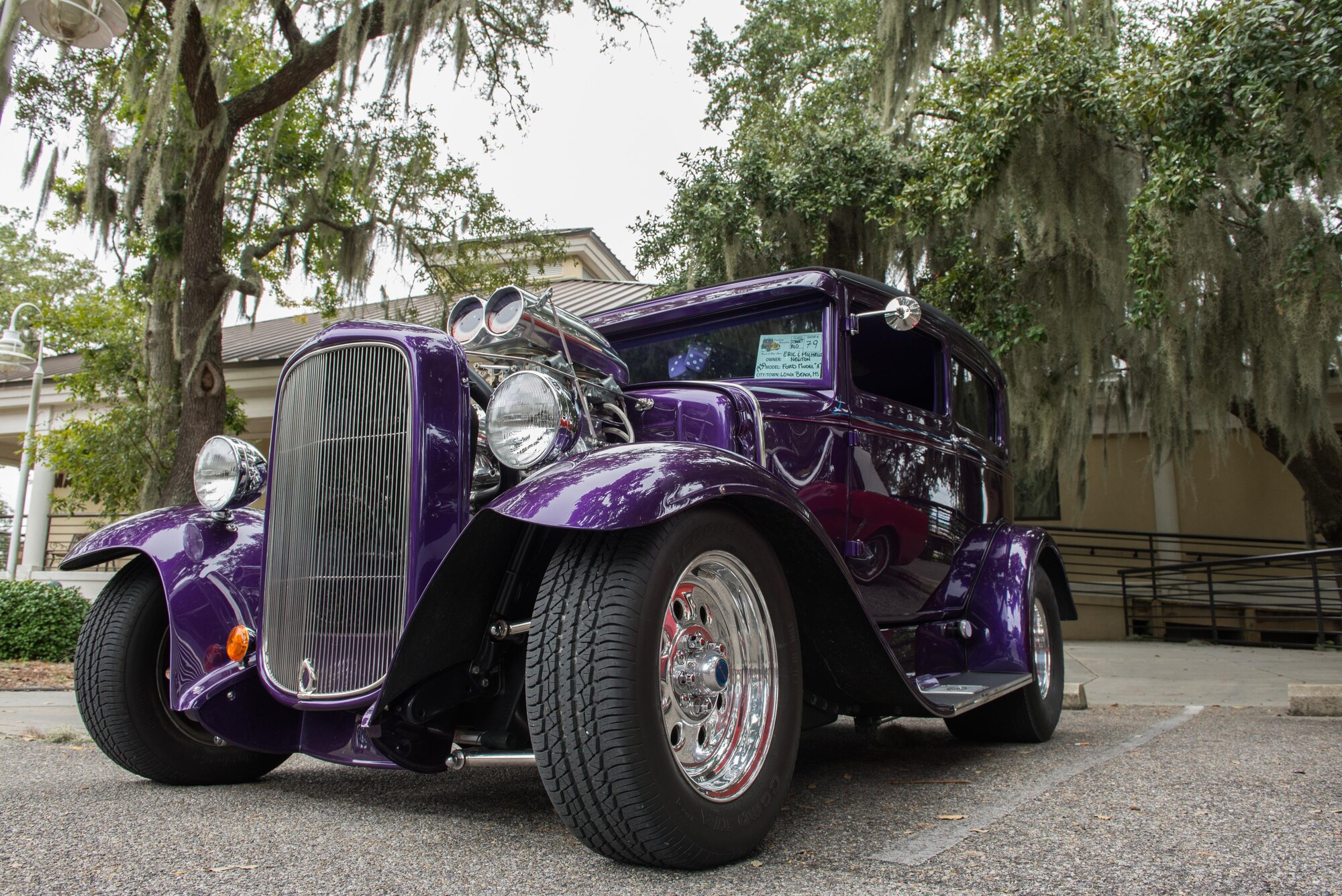 A 1930 Ford Model A street rod sits on display at the marina park during the Cruisin’ Keesler 12th Annual Car Show Oct. 3, 2015, Keesler Air Force Base, Miss. There were over 115 classic car, truck, bike, and hot rod entries and over 40 awards presented. (U.S. Air Force photo by Marie Floyd)