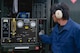 Hiroyuki Sekimoto, 374th Logistics Readiness Squadron fuels management flight aircraft refueling vehicle operator, issues fuel to a C-130 Hercules at Yokota Air Base, Japan, Oct. 1, 2015. While providing fuel to the aircraft, Sekimoto is also monitoring the nozzle pressure to ensure no leaks or spills occur due to excess pressure on the issue hose. (U.S. Air Force photo by Senior Airman David Owsianka/Released)