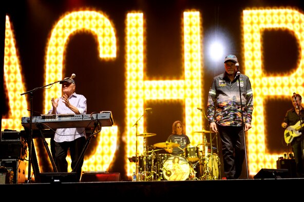 The Beach Boys perform at Norsk Høstfest festival at Minot, N.D. Oct. 3, 2015. The Beach Boys have been together since the 1960s and were performing at the festival during Military Appreciation Day.(U.S. Air Force photo by Staff Sgt. Chad Trujillo)
