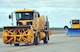 Grand Forks Air Force Base commanders take time out of their day to test snow removal equipment on the flight line Oct. 5, 2015 on Grand Forks AFB, North Dakota. There were 12 pieces of snow removal equipment in the parade this year. (U.S. Air Force photo by Airman 1st Class Bonnie Grantham/released)